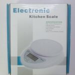 Electronic kitchen scale (white and blue pack)