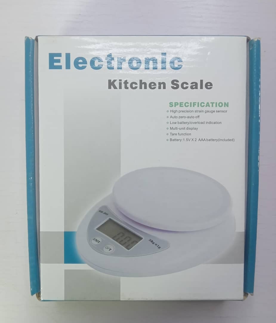 Electronic-kitchen-scale-2-1.jpeg Electronic kitchen scale (white and blue pack) - Image 1