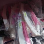 Hair shear with meter rule