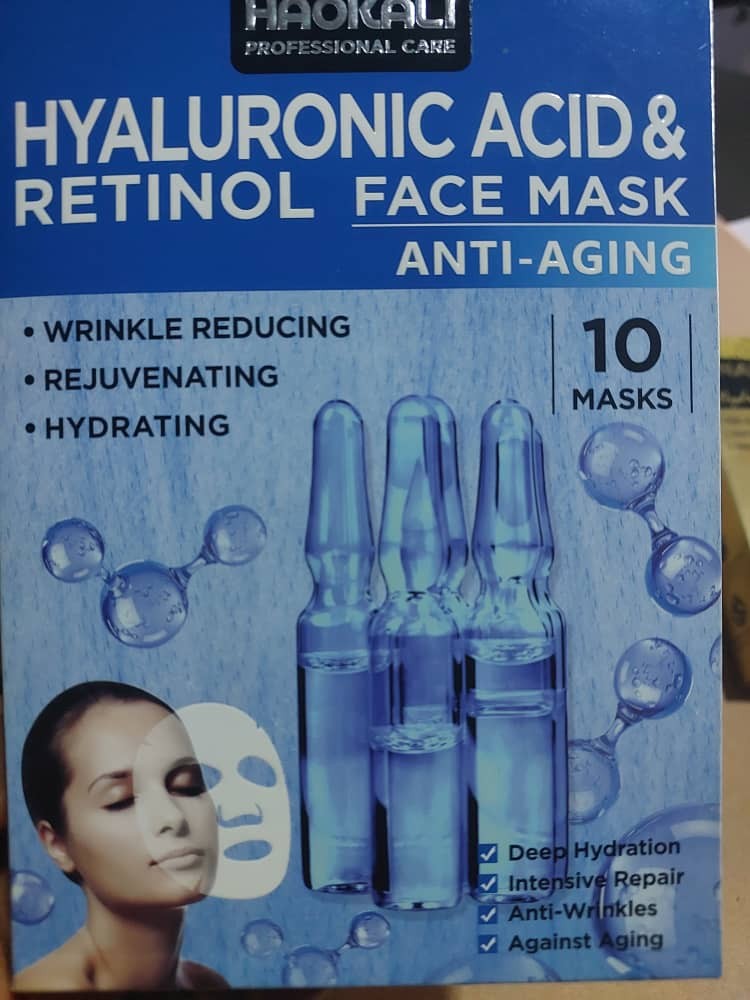 chamomile-37-1-1.jpg Hyaluronic acid retinol sheet mask - Image 1